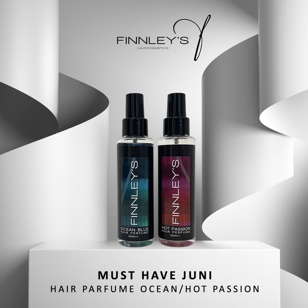 Hair Perfume met de geuren Ocean Blue en Hot Passion, maskeert ongewenste geurtjes, geschikt voor ieder haar en verfrist jouw haar direct.