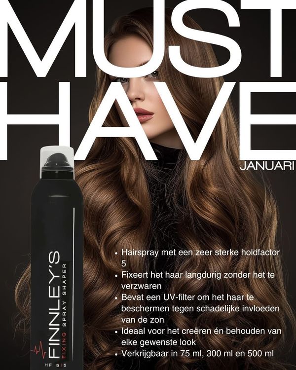 Fixing Spray Shaper fixeer je iedere coupe. Het is een sterke haarlak, met holdfactor 5 die te gebruiken is voor ieder haartype.