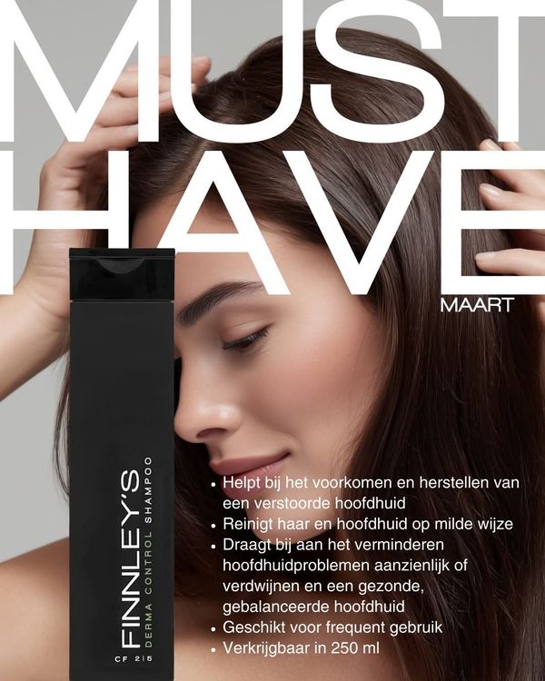 De Derma Control Shampoo geeft jouw hoofdhuid een goede, milde, reiniging