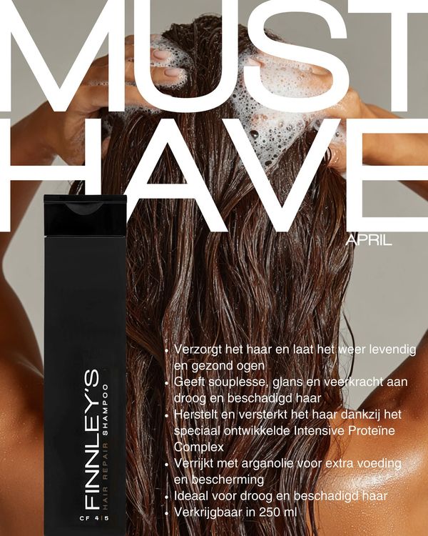 e Hair Repair Shampoo verzorgt het haar intensief en laat het weer levendig en gezond ogen