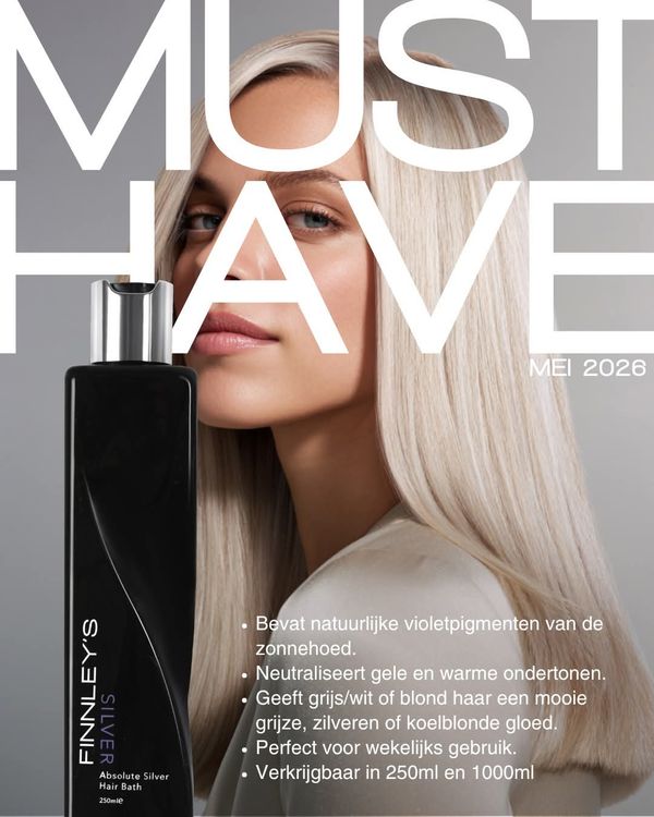Absolute Silver Treatment is een verzorgende kuur die violet pigmenten van de zonnehoed bevat