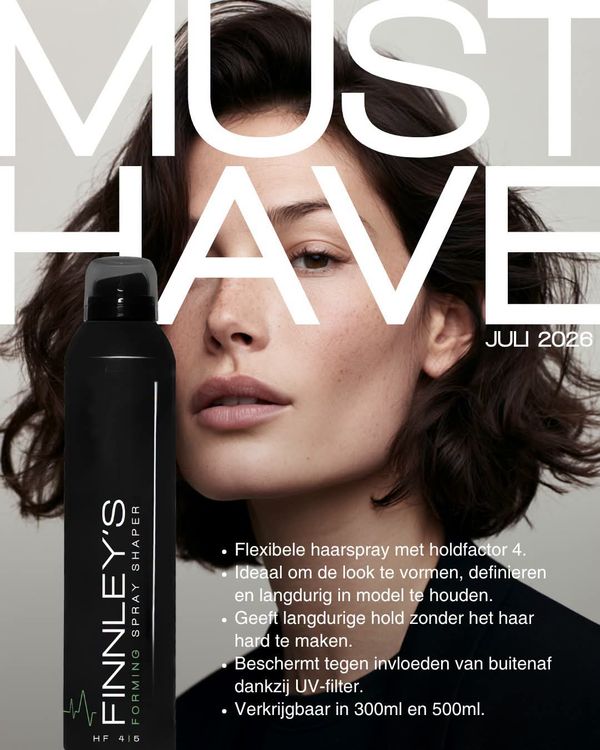 Forming Spray Shaper, een flexibele haarspray met holdfactor 4. Ideaal om de look te vormen, definiëren en langdurig in model te houden.